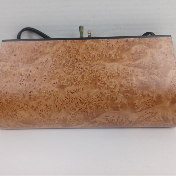 Hammill Diebolt Handcrafted wood Petrea Maple Burl Cluster Clutch - Picture 2 of 13